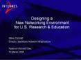 Designing a New Networking Environment for U.S. Research PowerPoint PPT Presentation