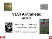 VLSI Arithmetic Adders