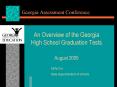 Georgia Assessment Conference PowerPoint PPT Presentation