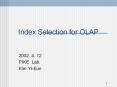 Index Selection for OLAP PowerPoint PPT Presentation