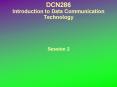 DCN286 Introduction to Data Communication Technology PowerPoint PPT Presentation