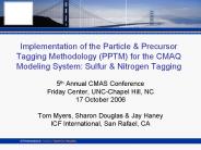 Implementation of the Particle