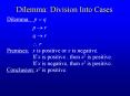 Dilemma: Division Into Cases PowerPoint PPT Presentation