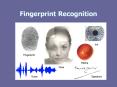 Fingerprint Recognition PowerPoint PPT Presentation