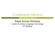 Complement Selection