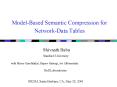 Model-Based Semantic Compression for Network-Data Tables PowerPoint PPT Presentation