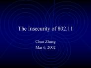 The Insecurity of 802.11