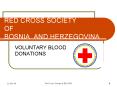 RED CROSS SOCIETY OF BOSNIA AND HERZEGOVINA PowerPoint PPT Presentation