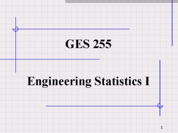 GES 255