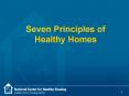 Seven Principles of Healthy Homes PowerPoint PPT Presentation