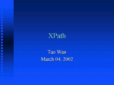 XPath