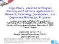 Logic Charts a Method for Program Planning and Evaluation: Applications to Research, Technology, Dev PowerPoint PPT Presentation