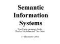 Semantic Information Systems PowerPoint PPT Presentation