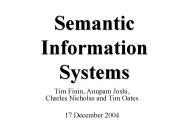 Semantic Information Systems