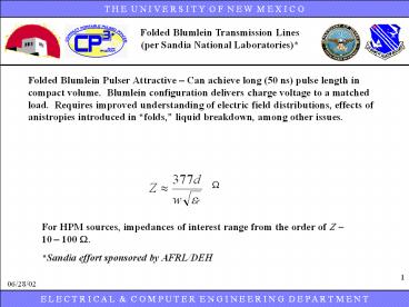 Folded Blumlein Pulser Attractive 