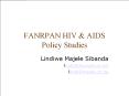 FANRPAN HIV PowerPoint PPT Presentation