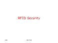RFID Security PowerPoint PPT Presentation