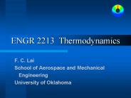 ENGR 2213 Thermodynamics