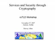 Services and Security through Cryptography