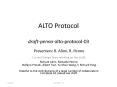 ALTO Protocol draft-penno-alto-protocol-03 PowerPoint PPT Presentation