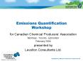 Emissions Quantification Workshop PowerPoint PPT Presentation