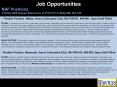 Job Opportunities PowerPoint PPT Presentation