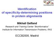 Identification of specificity-determining positions in protein alignments