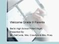 Welcome Grade 9 Parents PowerPoint PPT Presentation
