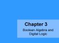 Boolean Algebra and Digital Logic PowerPoint PPT Presentation
