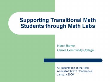 presentation player overlay