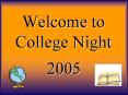 Welcome to College Night PowerPoint PPT Presentation
