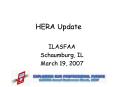 HERA Update PowerPoint PPT Presentation
