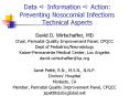 Data a Information a Action: Preventing Nosocomial Infections Technical Aspects PowerPoint PPT Presentation