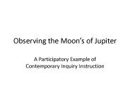 Observing the Moon