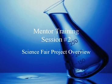 Mentor Training Session