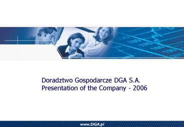 Doradztwo Gospodarcze DGA S'A'