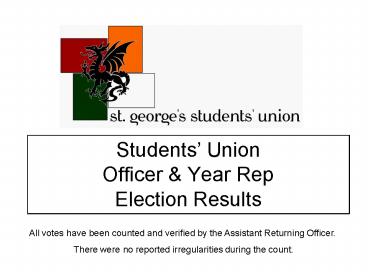 Students Union Officer