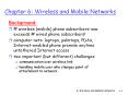 Chapter 6: Wireless and Mobile Networks PowerPoint PPT Presentation