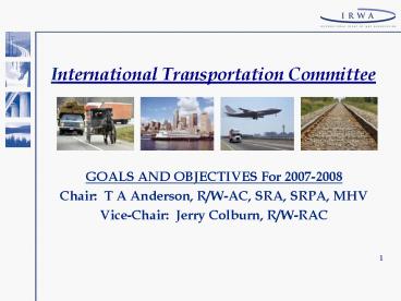 International Transportation Committee