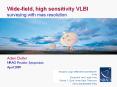 Wide-field, high sensitivity VLBI PowerPoint PPT Presentation