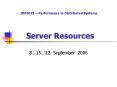 Server Resources PowerPoint PPT Presentation