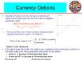 Currency Options PowerPoint PPT Presentation