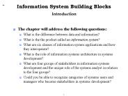 The chapter will address the following questions: