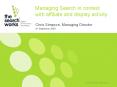 Managing Search in context with affiliate and display activity PowerPoint PPT Presentation