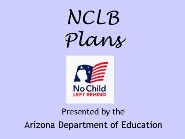 NCLB Plans