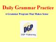 Daily Grammar Practice PowerPoint PPT Presentation
