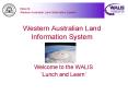 Welcome to the WALIS PowerPoint PPT Presentation