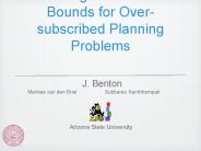 Finding Admissible Bounds for Over-subscribed Planning Problems