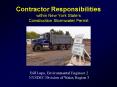 Contractor Responsibilities within New York State PowerPoint PPT Presentation