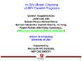 In-Situ Model Checking of MPI Parallel Programs PowerPoint PPT Presentation